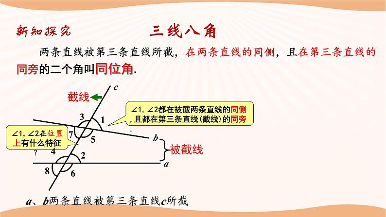 7.1 探索直线平行的条件(第1课时)(课件)-2022-2023学年七年级数学下册同步精品课件(苏科版)第8页