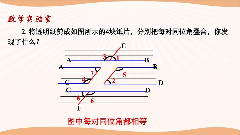 7.2 探索平行线的性质(第1课时)(课件)-2022-2023学年七年级数学下册同步精品课件(苏科版)第8页
