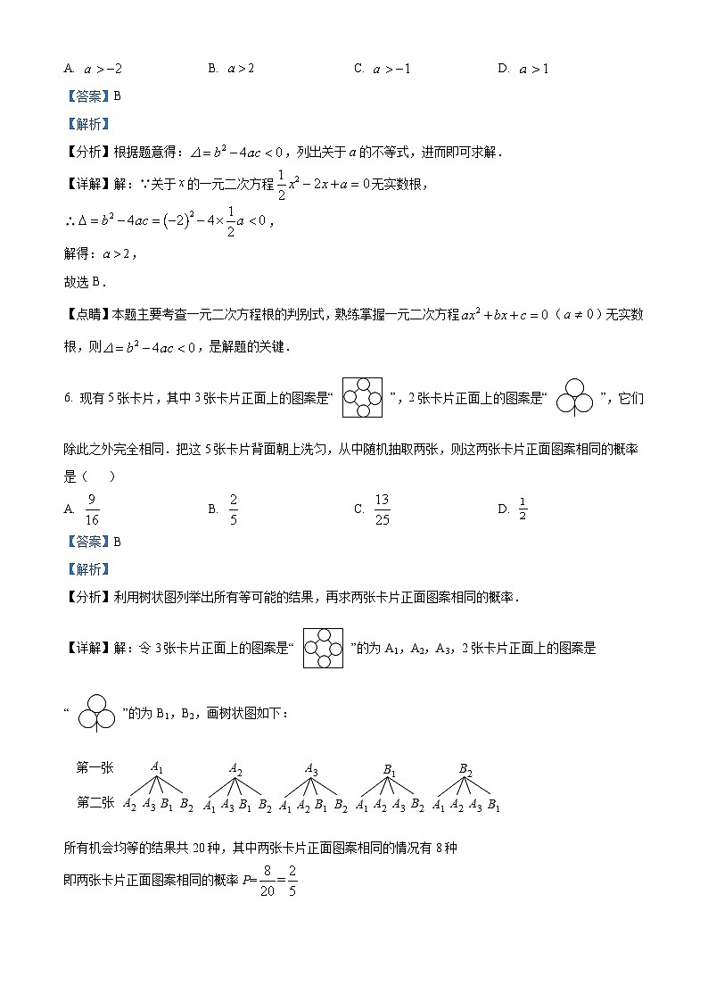 精品解析:河南省郑州市郑州一中国际航空港实验学校2021-2022学年九年级上学期期末数学试题(解析版)第3页