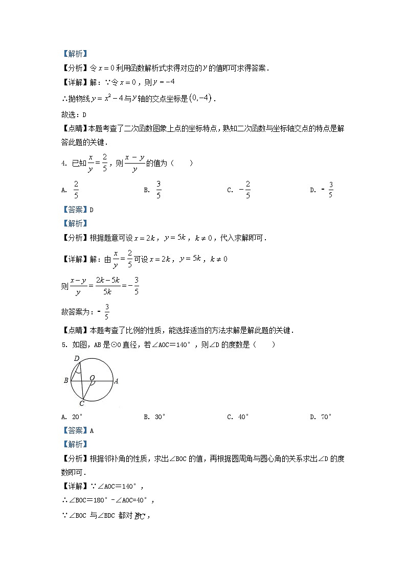 2022-2023学年江苏省宿迁市宿城区九年级上学期数学期末试题及答案第2页