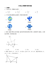 山东省潍坊市2023年八年级上学期期中数学试题（附答案）