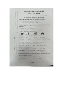 广东省广州市番禺区广东仲元中学附属学校2023-2024学年九年级上学期11月期中数学试题