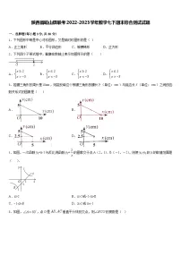陕西省岐山县联考2022-2023学年七年级下学期期末综合测试数学试题
