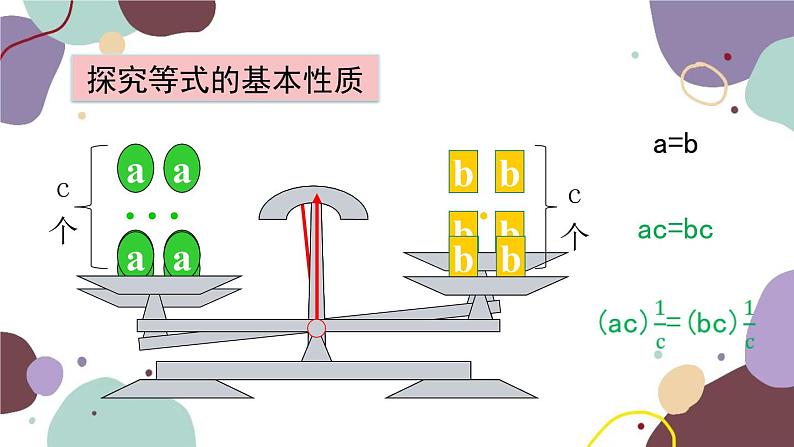 青岛版数学七年级上册 7.1 等式的基本性质课件第8页