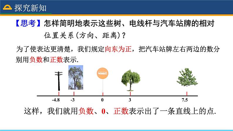 人教版数学7年级上册 1.2.2 数轴 课件第7页
