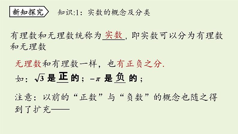 北师大版八年级数学上册课件 2.6 实数05