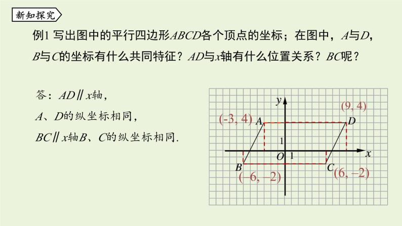 北师大版八年级数学上册课件 3.2.2平面直角坐标系05
