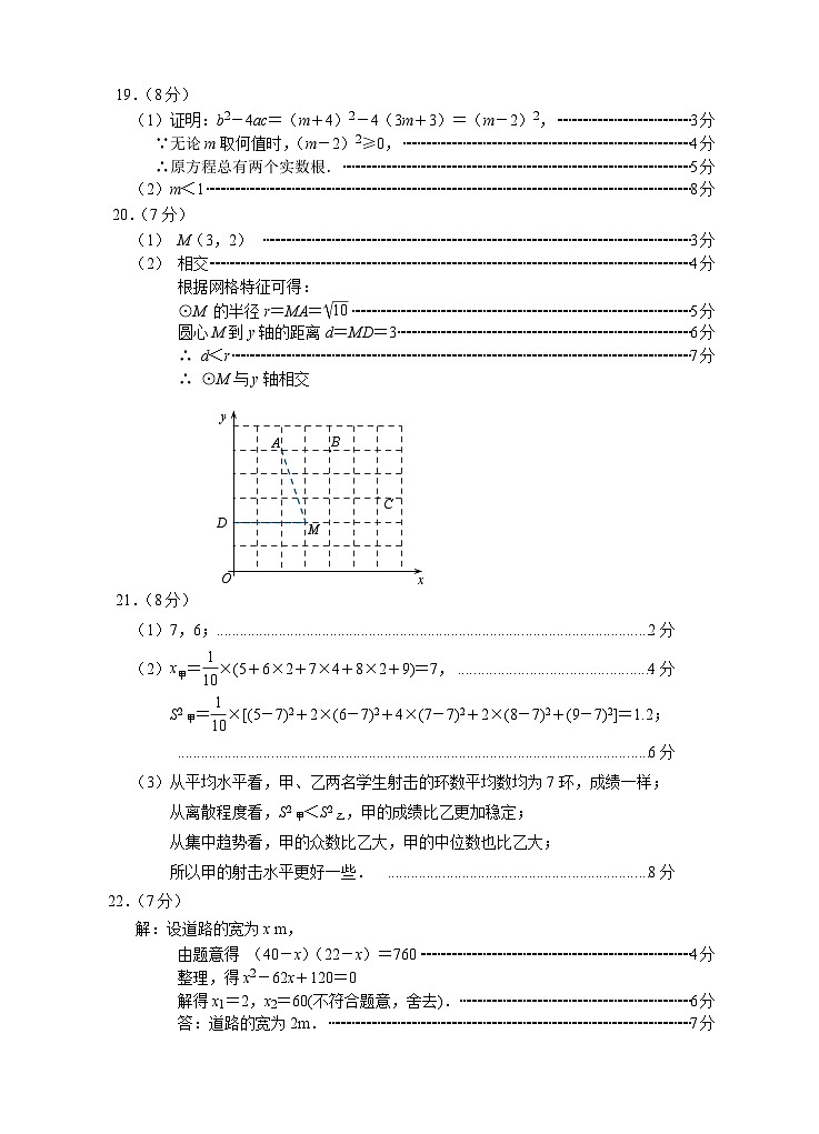 2023~2024学年第一学期六合九年级期中试题答案第2页