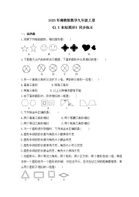 初中数学湘教版九年级上册3.3 相似图形优秀课后测评