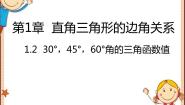 初中数学2 30°、45°、60°角的三角函数值教案配套ppt课件