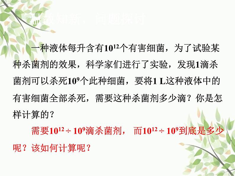 北师大版数学七年级下册 1.3 同底数幂的除法第1课时 同底数幂 的除法-课件第3页