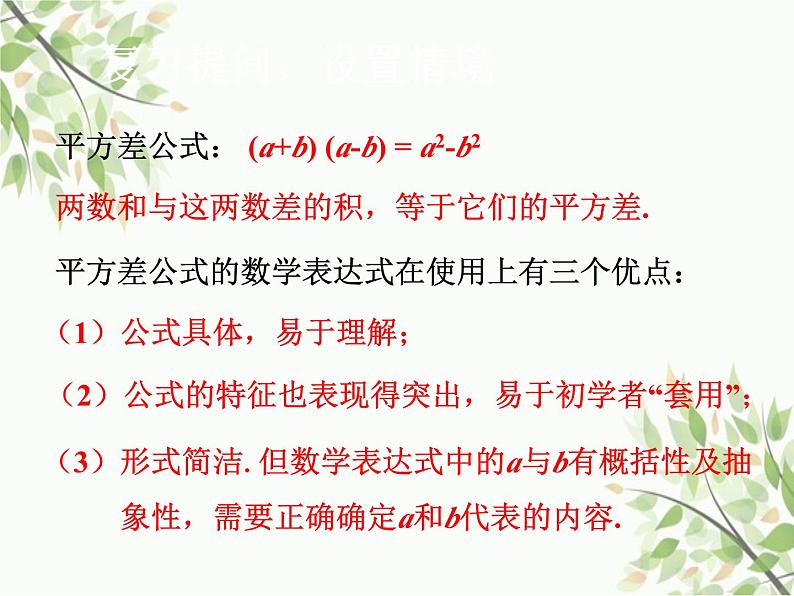 北师大版数学七年级下册 1.5 平方差公式第2课时 平方差公 式的应用-课件第4页