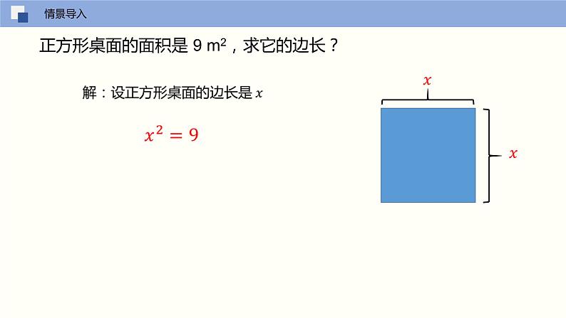 人教版数学九年级上册21.1 一元二次方程(教学课件)第4页
