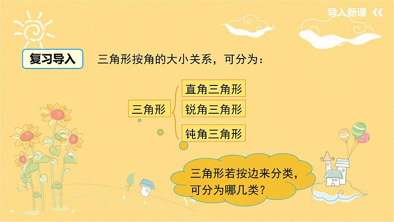 北师大版数学七年级下册 4.1.2三角形三边关系-课件第3页