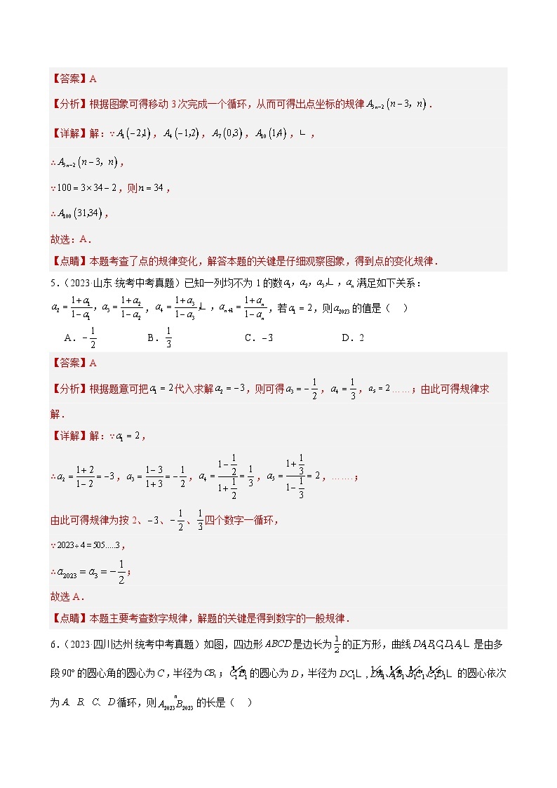 专题29 规律探究题（共26题）（解析版）03