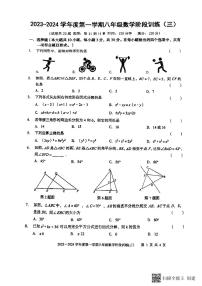 广东省湛江市廉江市第四中学2023-2024学年八年级上学期12月月考数学试题