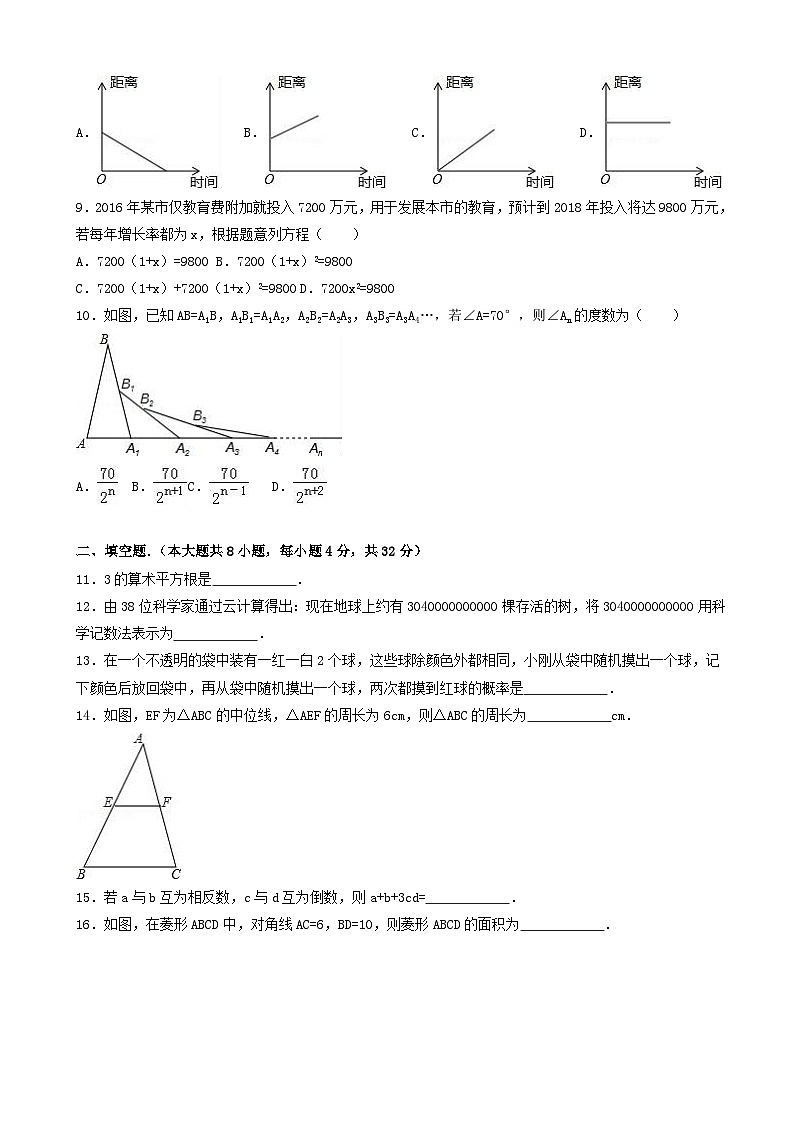 2019年贵州省六盘水市中考数学试卷及答案第2页