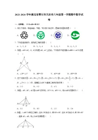 2023-2024学年湖北省黄石市大冶市八年级（上）期中数学试卷（含解析）