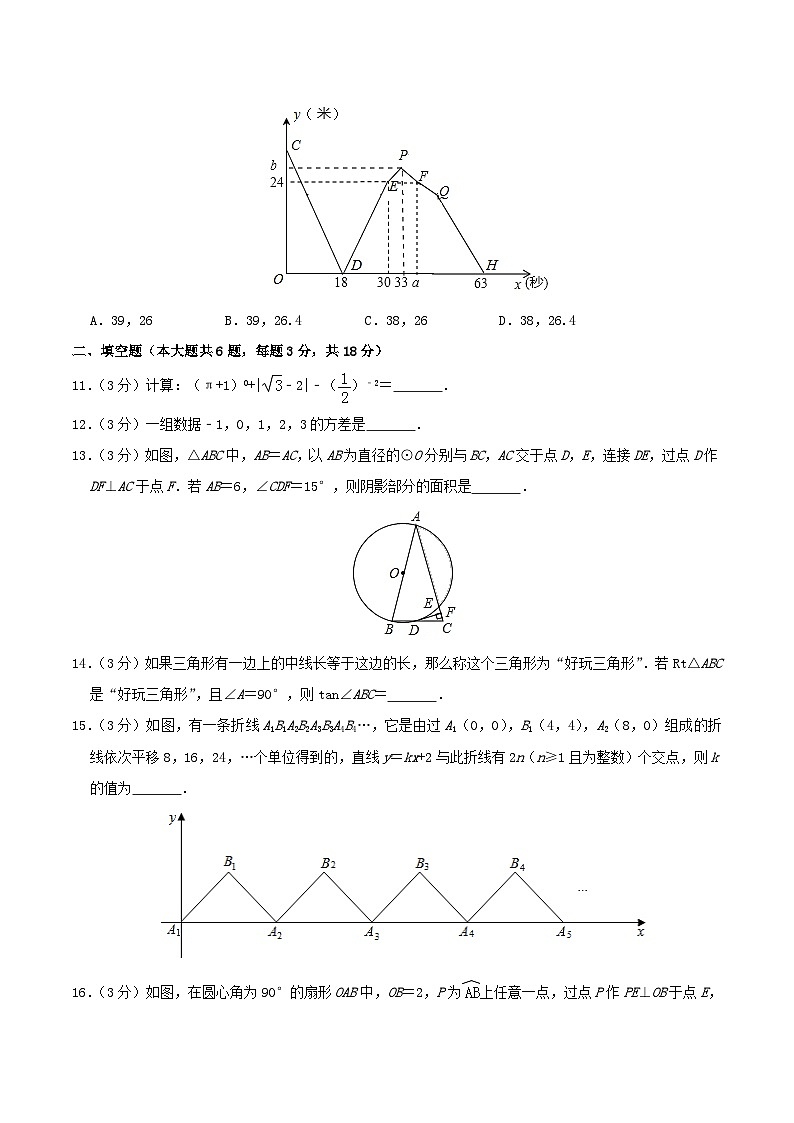 2019年内蒙古鄂尔多斯市中考数学真题及答案第3页