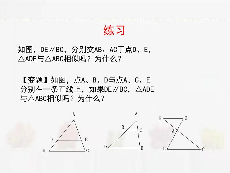 苏科版数学九年级下册 6.4探索三角形相似的条件第2课时PPT课件06
