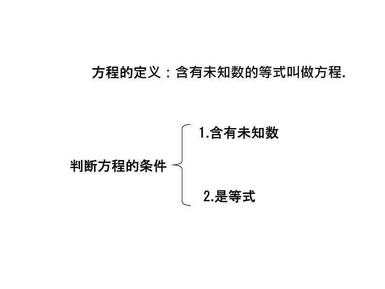 5.1 一元一次方程 浙教版数学七年级上册教学课件06