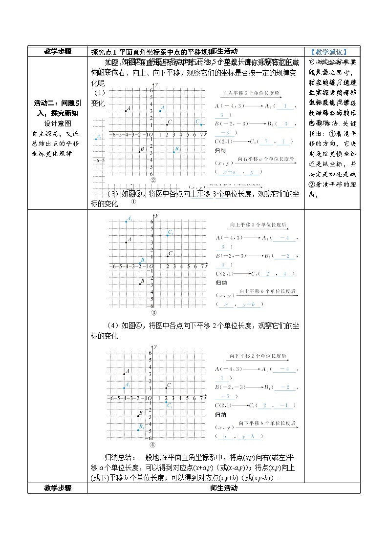 7.2.2 用坐标表示平移第2页