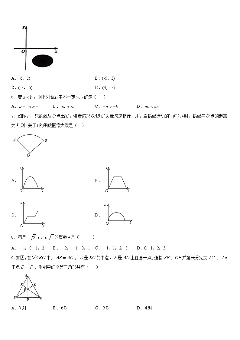 2023-2024学年江苏省盐城市初级中学八上数学期末考试模拟试题含答案02