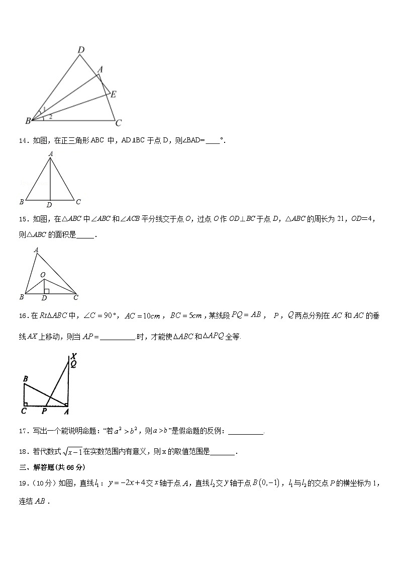 2023-2024学年河北省承德兴隆县联考八年级数学第一学期期末调研试题含答案第3页