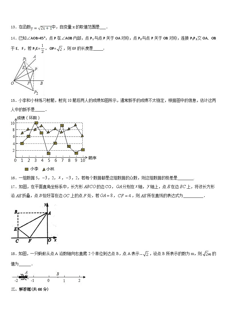 2023-2024学年浙江省绍兴市柯桥区实验中学数学八年级第一学期期末质量跟踪监视试题含答案03