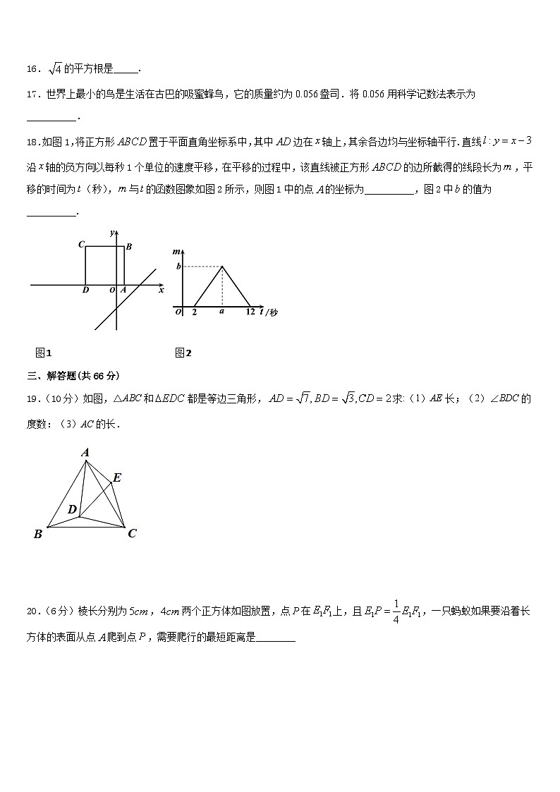 2023-2024学年湖南省益阳市八年级数学第一学期期末达标检测试题含答案第3页