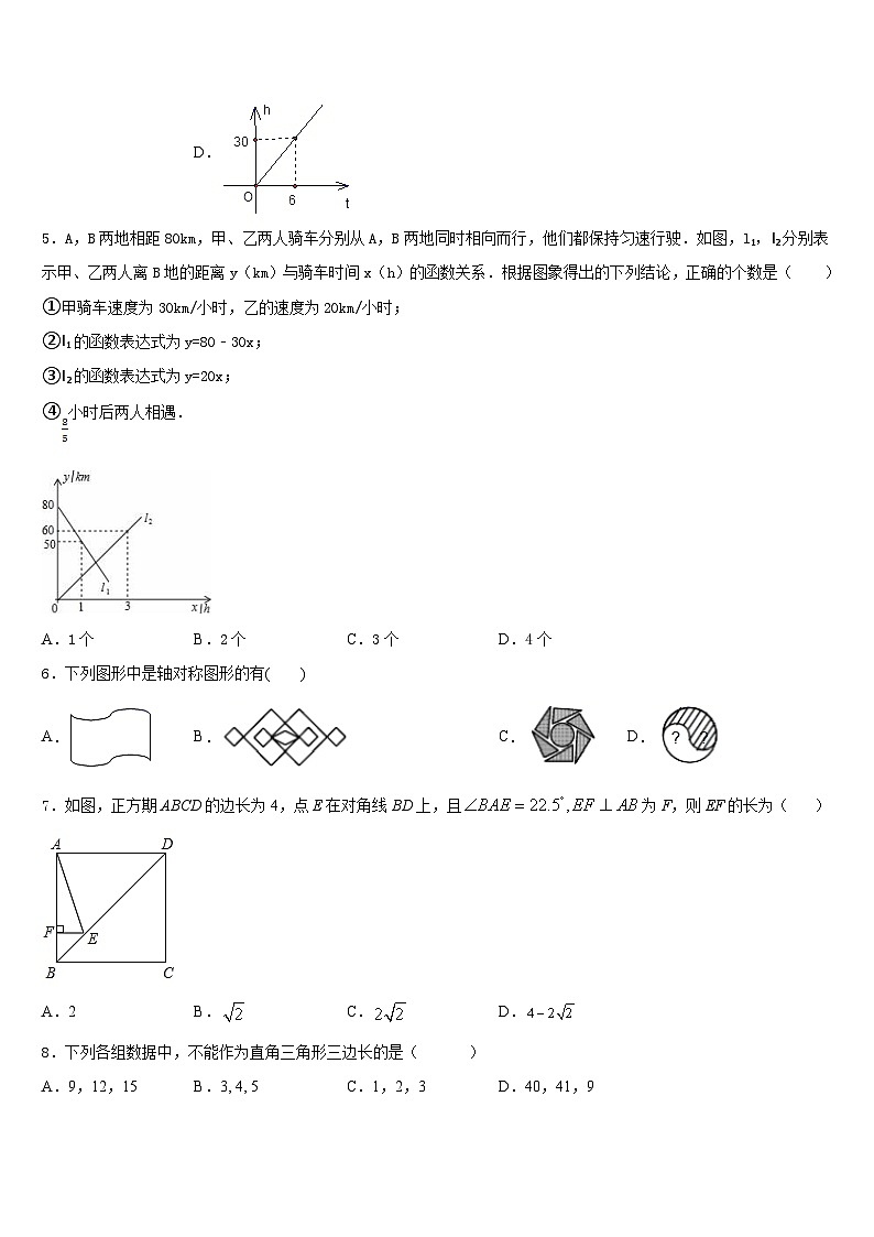 2023-2024學(xué)年福建省莆田市第二十五中學(xué)八上數(shù)學(xué)期末質(zhì)量檢測(cè)模擬試題含答案第2頁(yè)