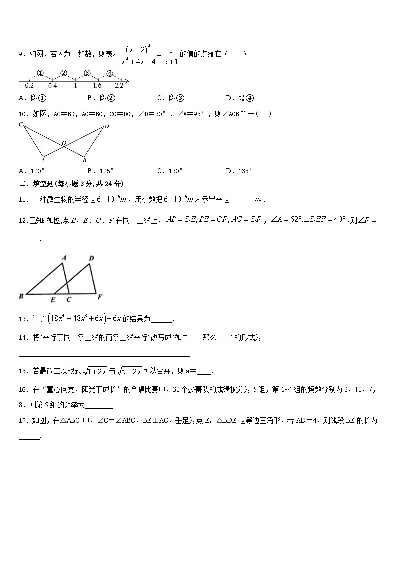 2023-2024學(xué)年福建省莆田市第二十五中學(xué)八上數(shù)學(xué)期末質(zhì)量檢測(cè)模擬試題含答案第3頁(yè)