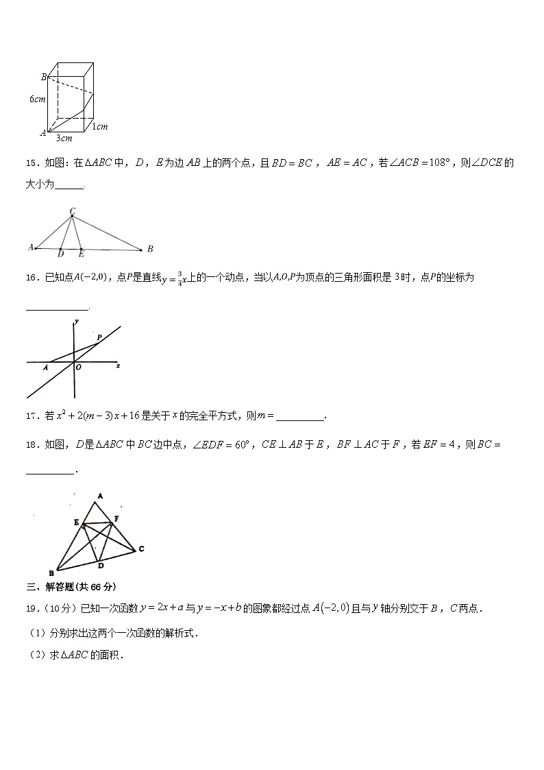 2023-2024学年郑州二中学八年级数学第一学期期末质量跟踪监视模拟试题含答案第3页