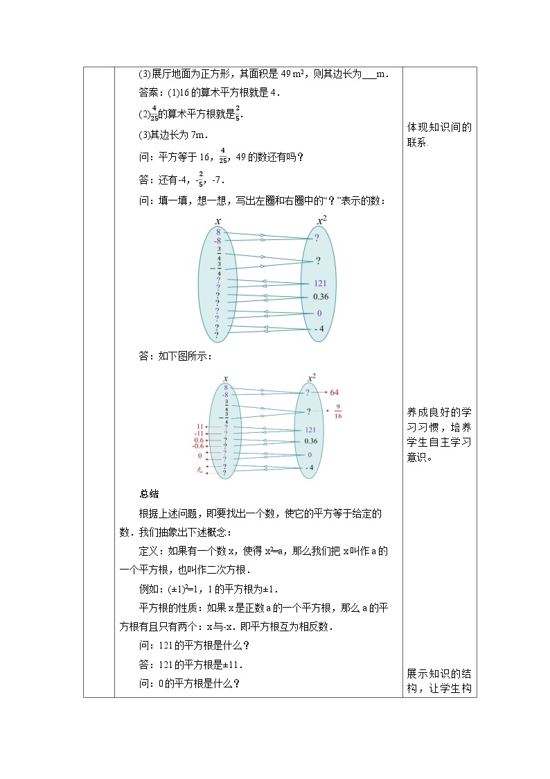 【核心素养】七年级下册6.1平方根(第3课时) 课件PPT+教案+随堂检测+课后练习03