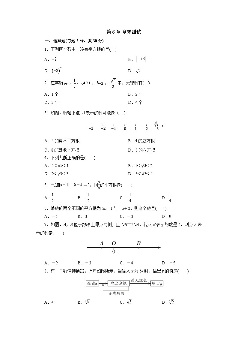 【核心素养】七年级下册6.4实数热门考点整合应用课件PPT+教案+随堂检测+课后练习01