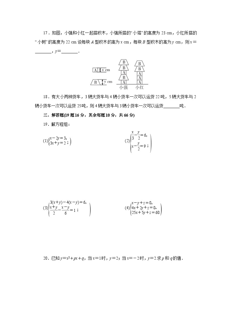 【核心素养】七年级下册8章热门考点整合应用 课件PPT+教案+随堂检测+课后练习03