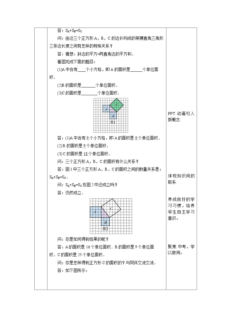 【核心素养】人教版数学八年级下册17.1勾股定理(第1课时) 课件PPT+教案+随堂检测+课后练习02