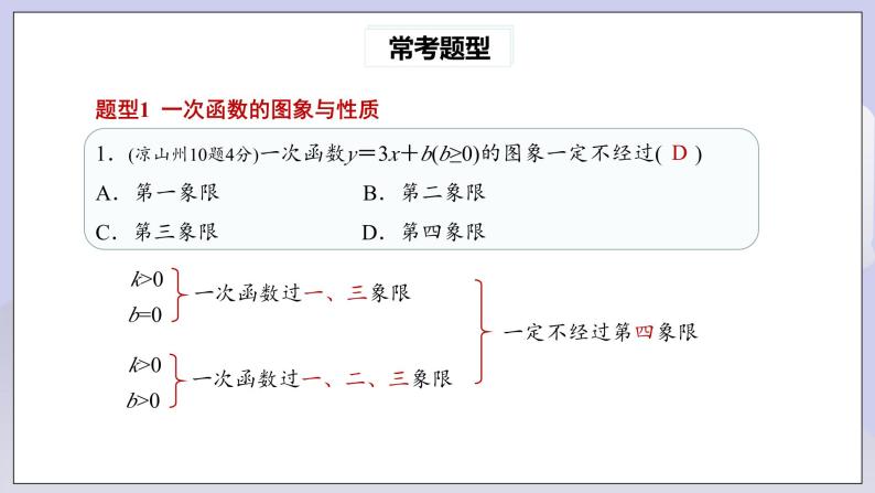 【核心素养】人教版数学八年级下册19章热门考点整合应用 课件PPT+教案+随堂检测+课后练习06