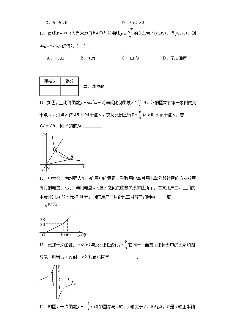 2023-2024學(xué)年滬教版（2012）八年級(jí)下冊(cè)第二十章二次函數(shù)單元測(cè)試卷(含答案)第3頁(yè)