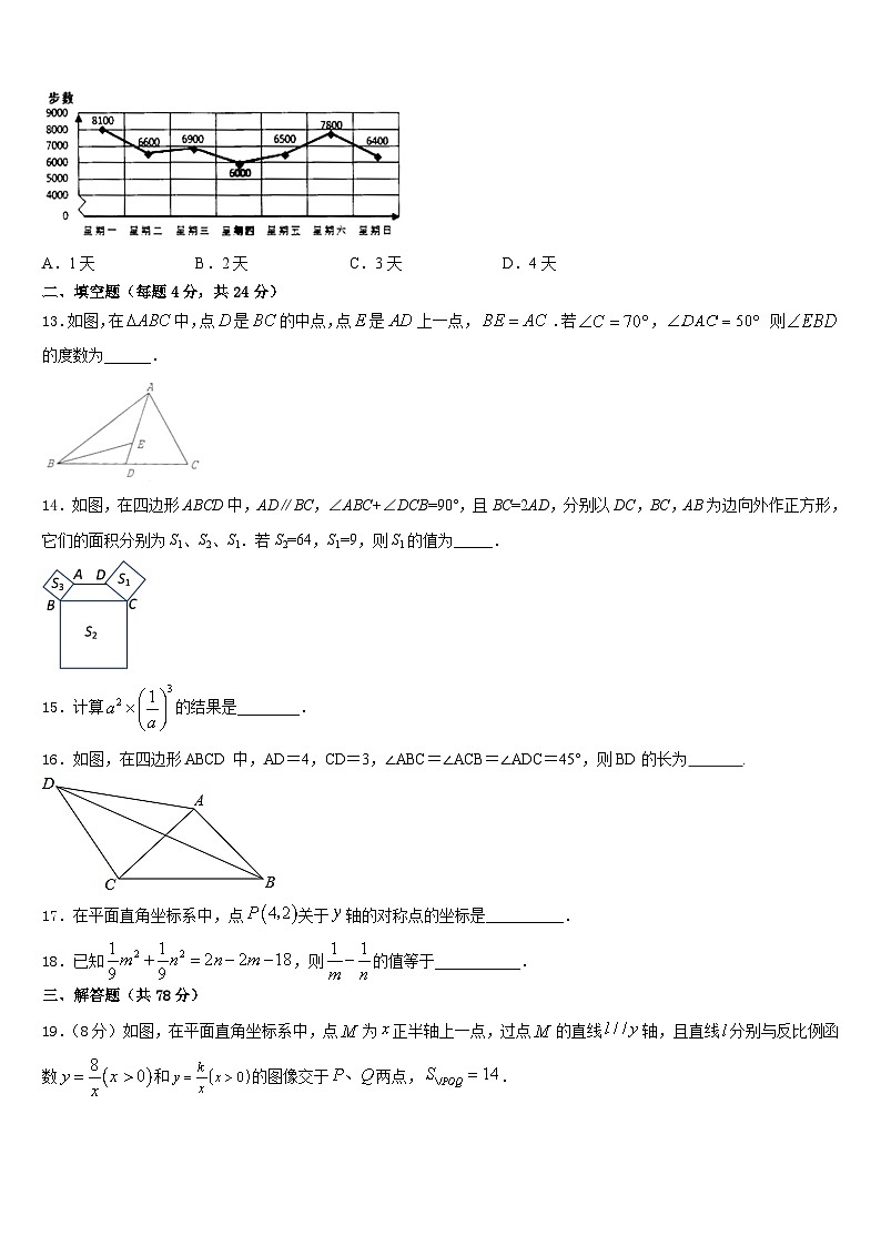 2023-2024学年甘肃省兰州市市区片八年级数学第一学期期末达标测试试题含答案第3页