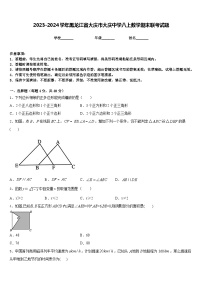 2023-2024学年黑龙江省大庆市大庆中学八上数学期末联考试题含答案