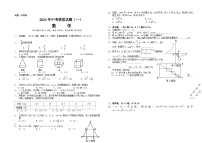 2024年中考数学模拟试卷（一）