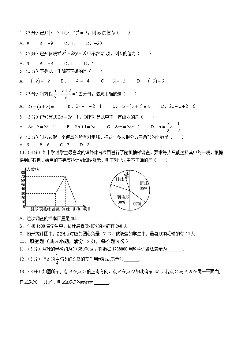广东省揭阳市惠来县2023-2024学年七年级上学期期末数学试题02
