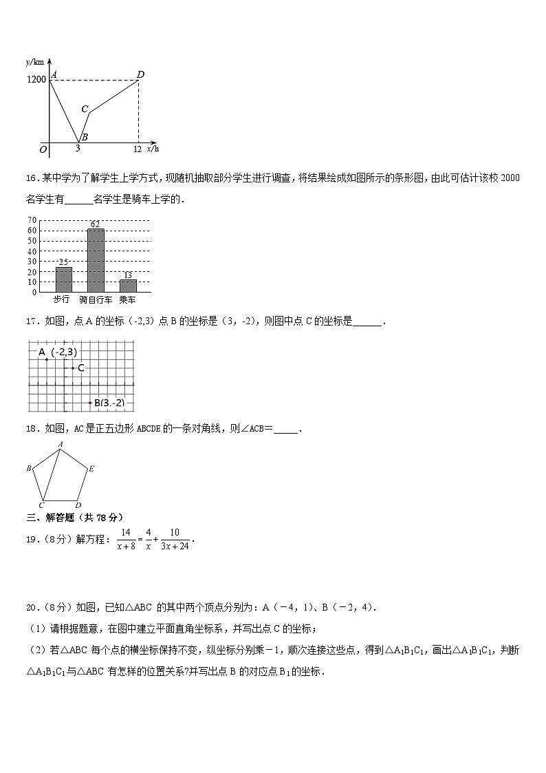广东省江门市新会区2023-2024学年数学八年级第一学期期末教学质量检测试题含答案03