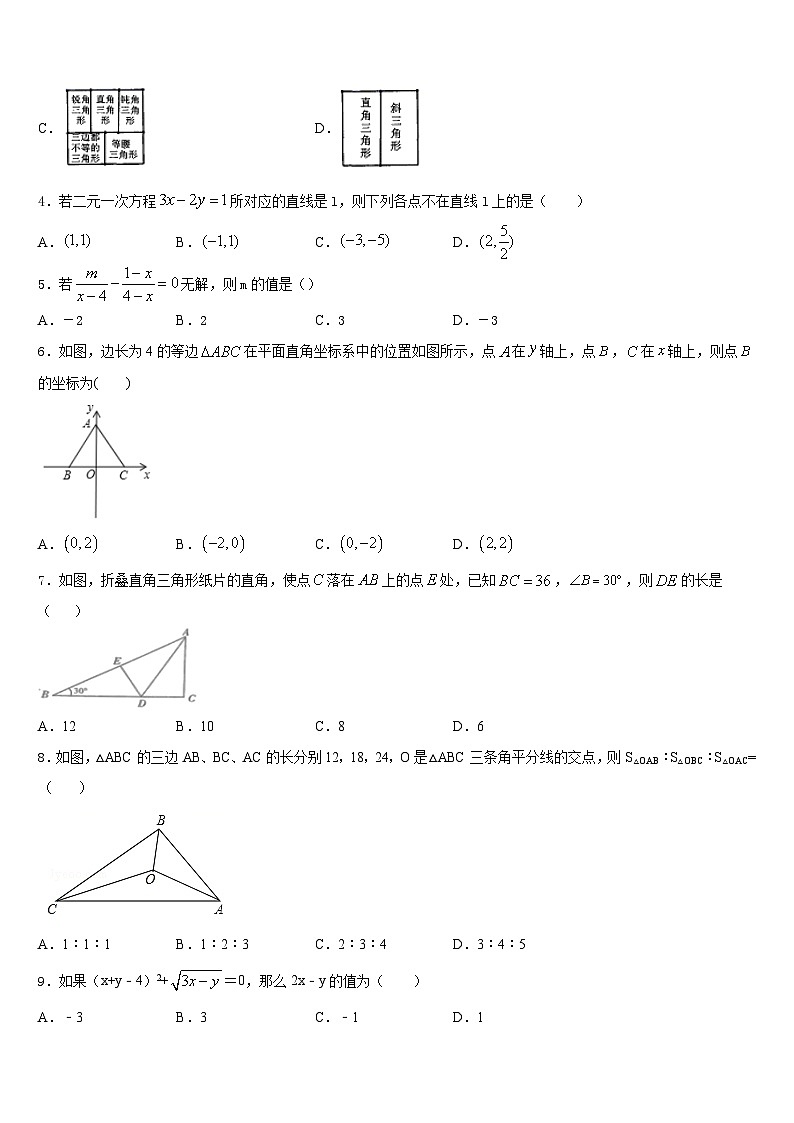 贵州省清镇市2023-2024学年八上数学期末教学质量检测试题含答案02