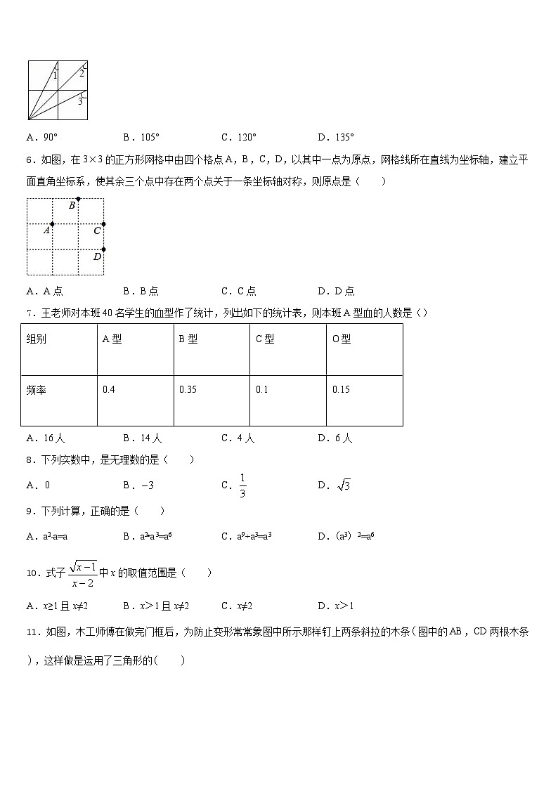西藏達(dá)孜中學(xué)2023-2024學(xué)年數(shù)學(xué)八年級(jí)第一學(xué)期期末質(zhì)量檢測(cè)模擬試題含答案第2頁(yè)