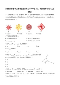 2022-2023学年山东省威海市乳山市八年级（上）期末数学试卷（五四学制）（含解析）