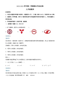 河南省濮阳市2022-2023学年九年级上学期期末数学试题（解析版）