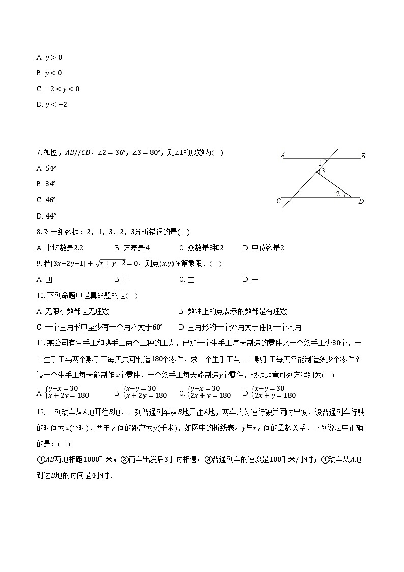 2023-2024学年广东省惠州重点中学八年级(上)期末数学试卷第2页