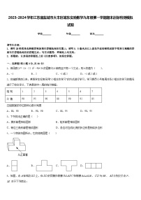 2023-2024學(xué)年江蘇省鹽城市大豐區(qū)城東實(shí)驗(yàn)數(shù)學(xué)九年級第一學(xué)期期末達(dá)標(biāo)檢測模擬試題含答案